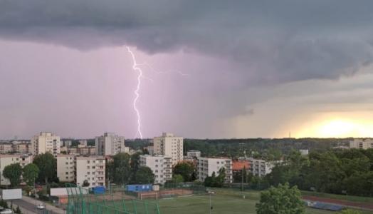 Uwaga na burze! Burza na Śląsku, 19.05.2024 r. Fot. Michał Seredin | IMGW-PIB