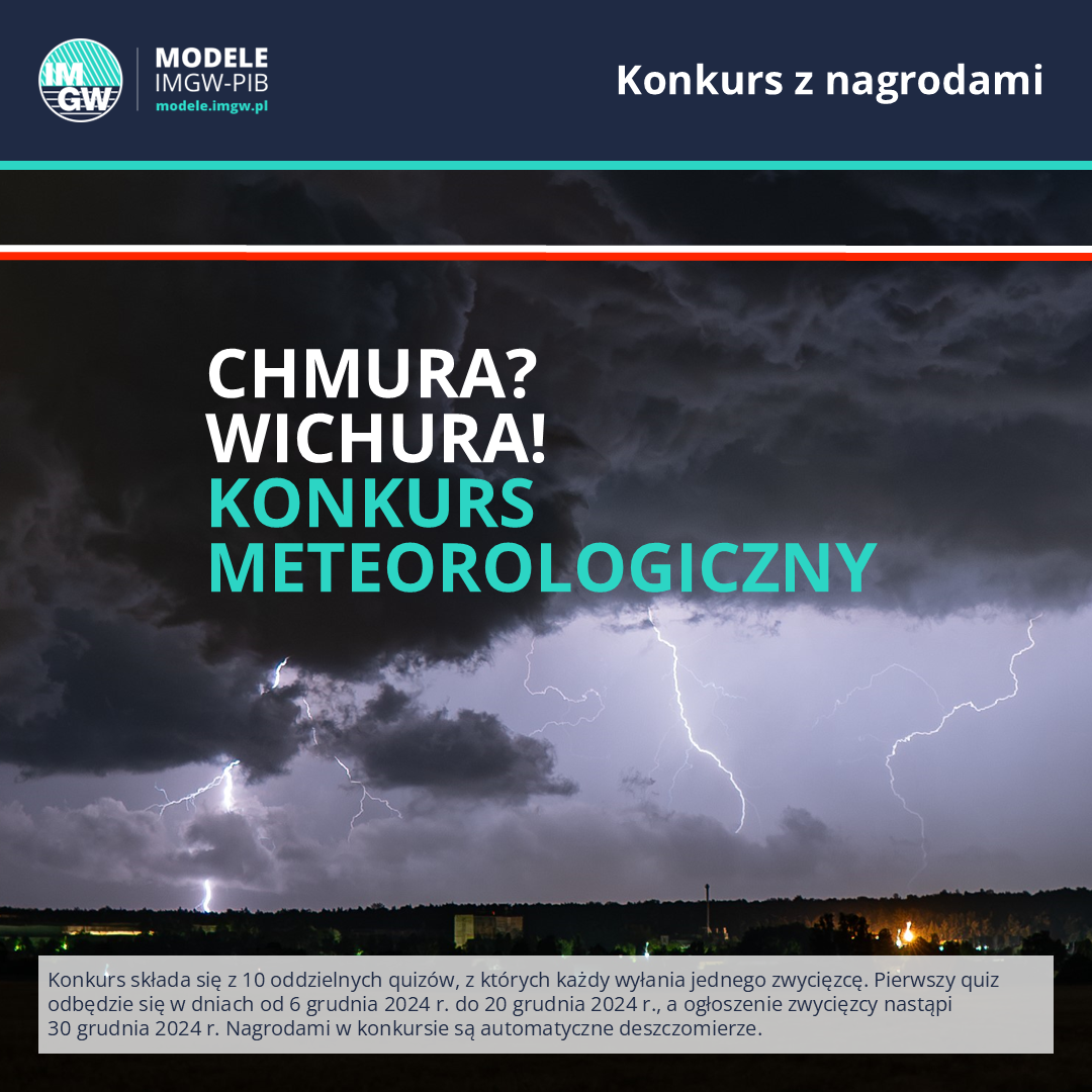 Zapraszamy do wzięcia udziału w Konkursie „Chmura? Wichura!: Konkurs Meteorologiczny”