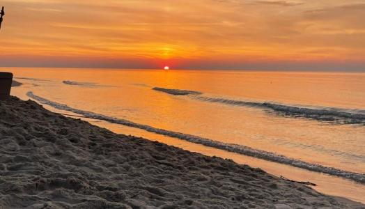 Zachód słońca w Krynicy Morskiej, Fot. Karina Borkowska | IMGW-PIB
