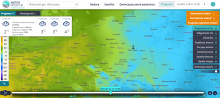 meteo.imgw.pl: Prognozowana wartość temperatury powietrza na wys. 2 m we wtorek 22.12.2020 r. o godz. 14:00 wg modelu Alaro 4 k.