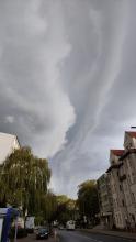 Chmury burzowe w Kołobrzegu, 22.05.2021 r. | Fot. Agata Michalska, IMGW-PIB
