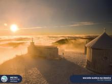 Fot. Piotr Olszewski | IMGW-PIB | Wschód słońca na Śnieżce
