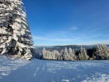 Zima w Gorcach. Fot. Wioletta Bogaczyk