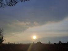 Zachód słońca na Mazowszu. Fot. IMGW-PIB