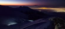 Wieczór na Kasprowym Wierchu w Tatrach, 08.02.2023 r. Fot. Witek Kaszkin | IMGW-PIB