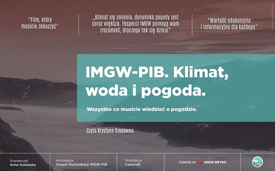 Nauka o pogodzie dla wszystkich – film IMGW-PIB – Klimat, woda i pogoda