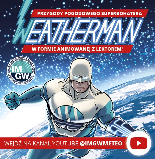 Weatherman IMGW-PIB. Superbohater, który o pogodzie wie wszystko!