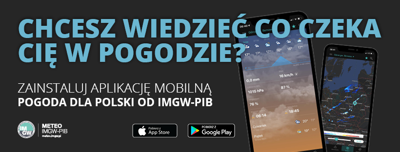 Meteo IMGW Prognoza dla Polski – oficjalna aplikacja mobilna IMGW-PIB już w wersji na iOS