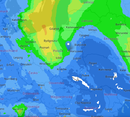 Prognozowana sytuacja hydrologiczna 21.09.2024 r. (18 UTC)