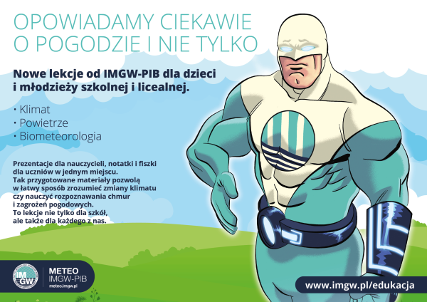 NOWY PAKIET LEKCJI O POGODZIE OD IMGW-PIB