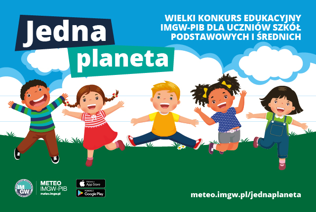 Jedna Planeta IMGW – wielki konkurs pogodowy dla dzieci i młodzieży rusza po feriach zimowych!