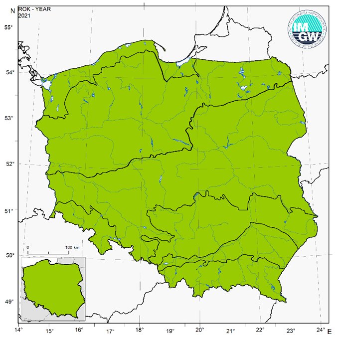 IMGW-PIB: Wstępna analiza klimatyczna 2021