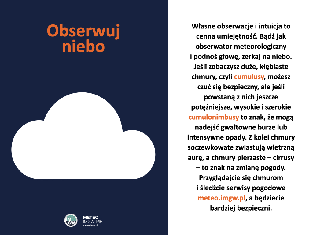 Dekalog wakacyjny IMGW-PIB: Obserwuj niebo