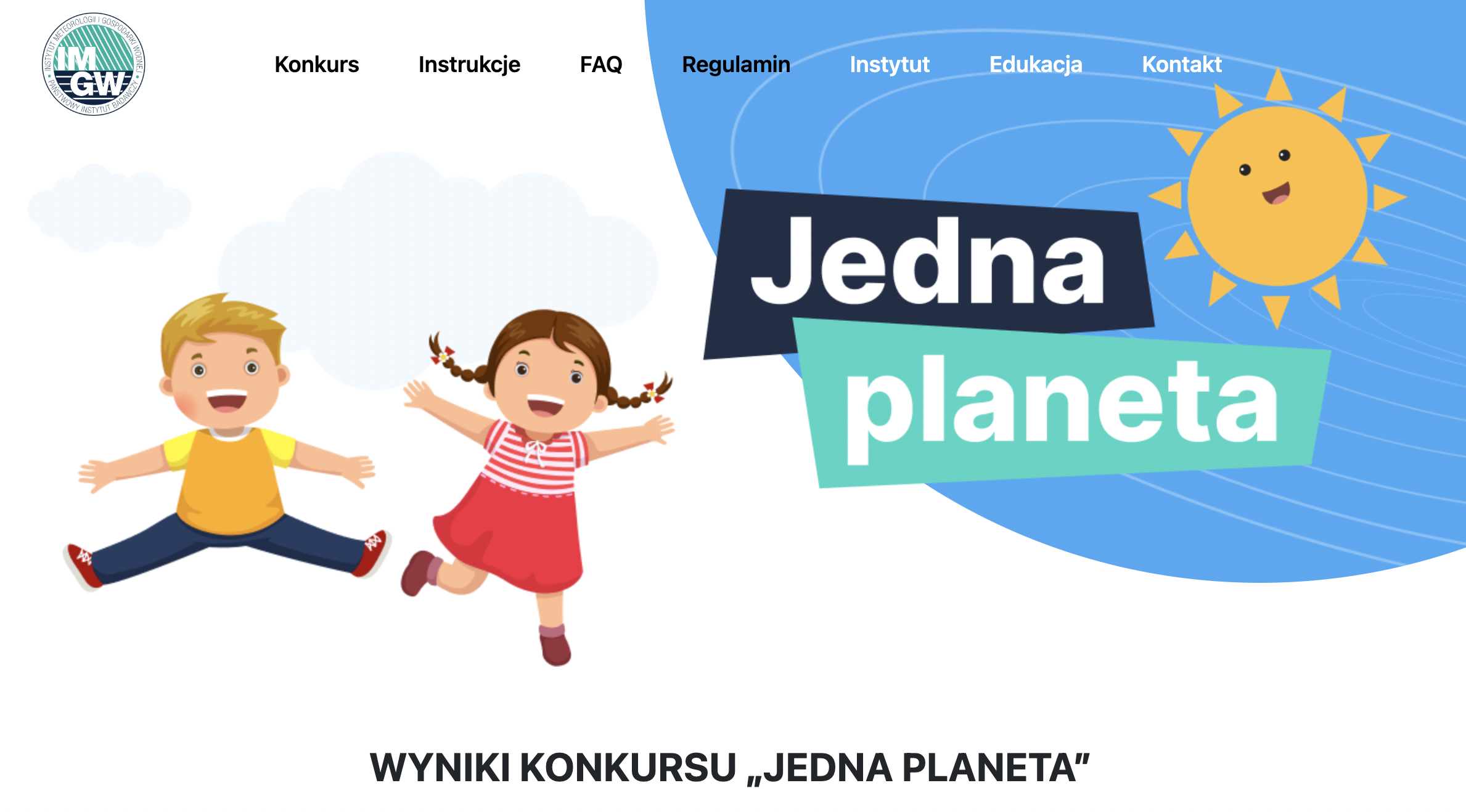 Konkurs IMGW-PIB „Jedna Planeta” rozstrzygnięty