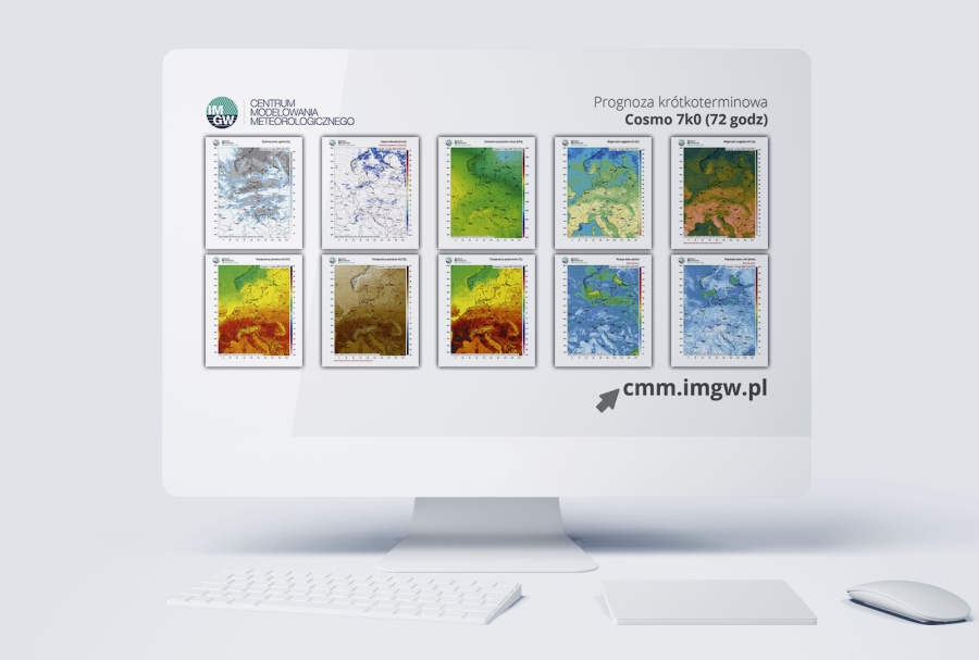 Wystartował nowy serwis prognoz numerycznych Centrum Modelowania Meteorologicznego IMGW-PIB