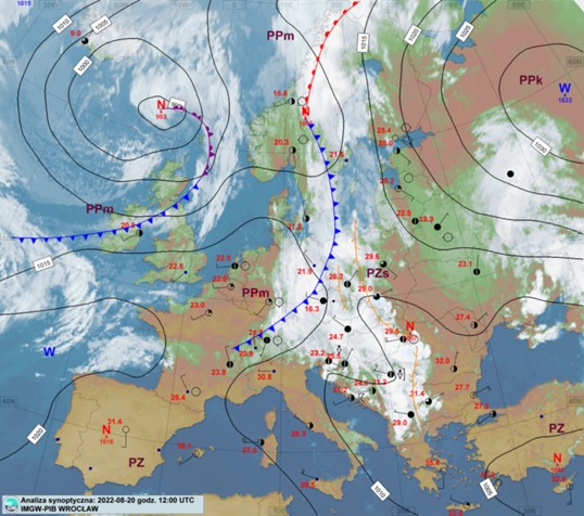 IMGW-PIB: Posumowanie ostatnich dni. Silne opady, gwałtowne wzrosty stanu wody.