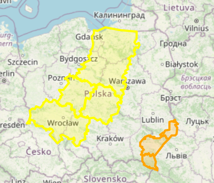 Nowy produkt od IMGW-PIB: Prognozy meteorologiczne dla osłony granic