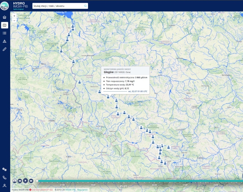 W IMGW-PIB trwają prace nad prognostycznym modelem zasolenia dla rzeki Odry
