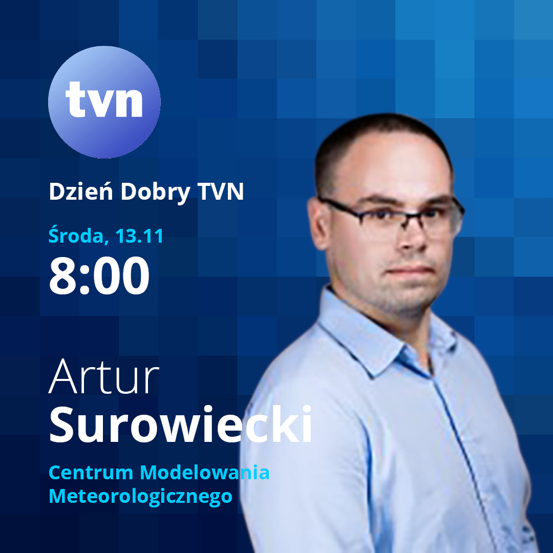 Artur Surowiecki z CMM IMGW-PIB w Dzień Dobry TVN