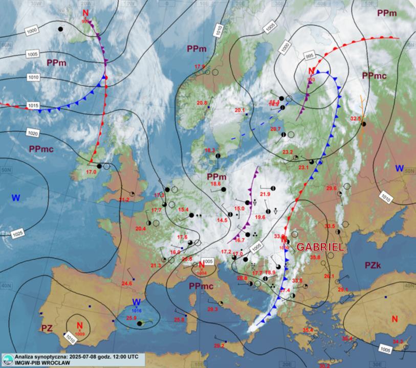 Komunikat Instytutu Meteorologii i Gospodarki Wodnej – PIB o aktualnej i prognozowanej sytuacji meteorologicznej i hydrologicznej w kraju