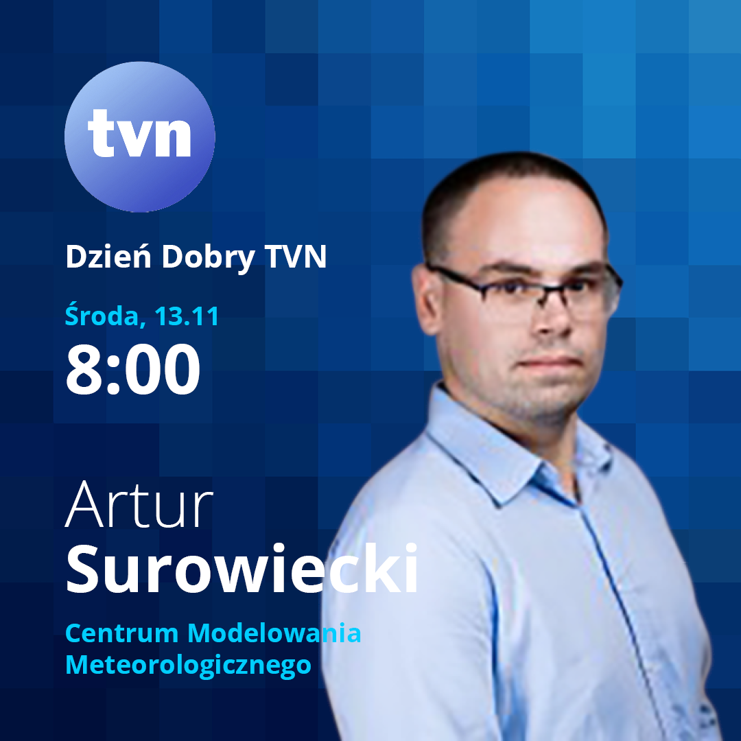 Artur Surowiecki z CMM IMGW-PIB w Dzień Dobry TVN