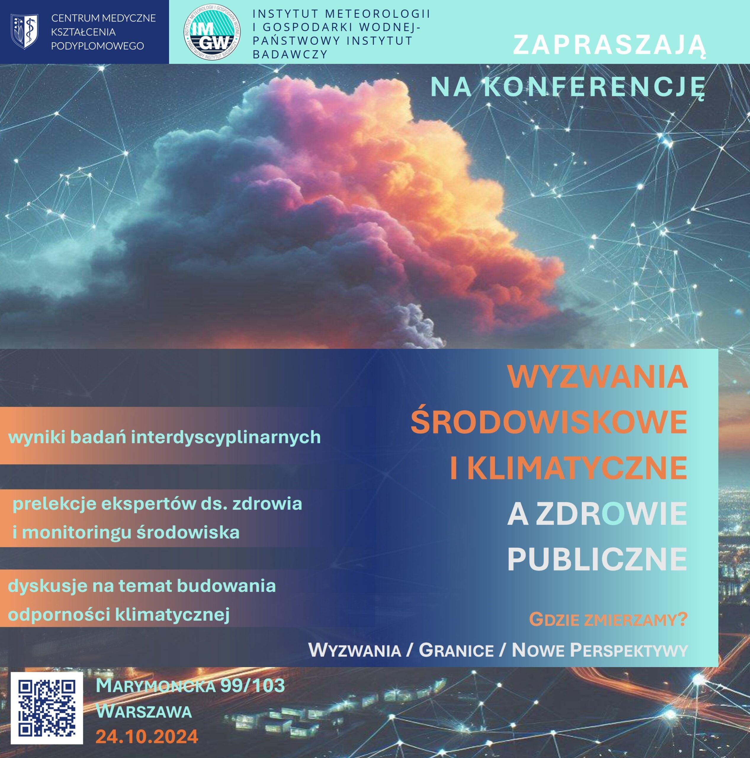 Wyzwania klimatyczne i środowiskowe a zdrowie publiczne. Konferencja 24.10.2024 w Warszawie
