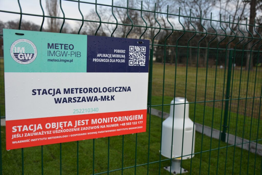 Uruchomienie nowej stacji meteorologicznej na terenie Muzeum Łazienki Królewskie