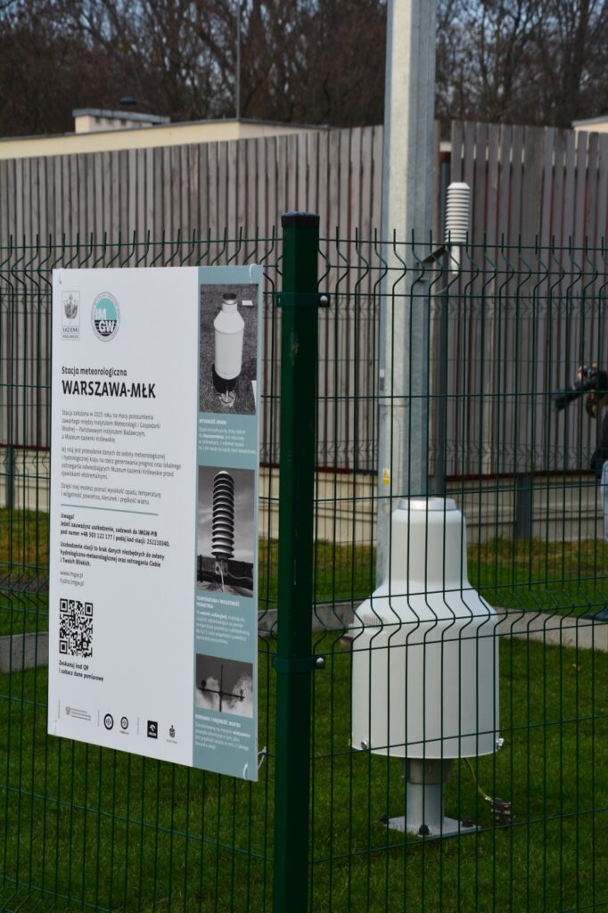 Uruchomienie nowej stacji meteorologicznej na terenie Muzeum Łazienki Królewskie