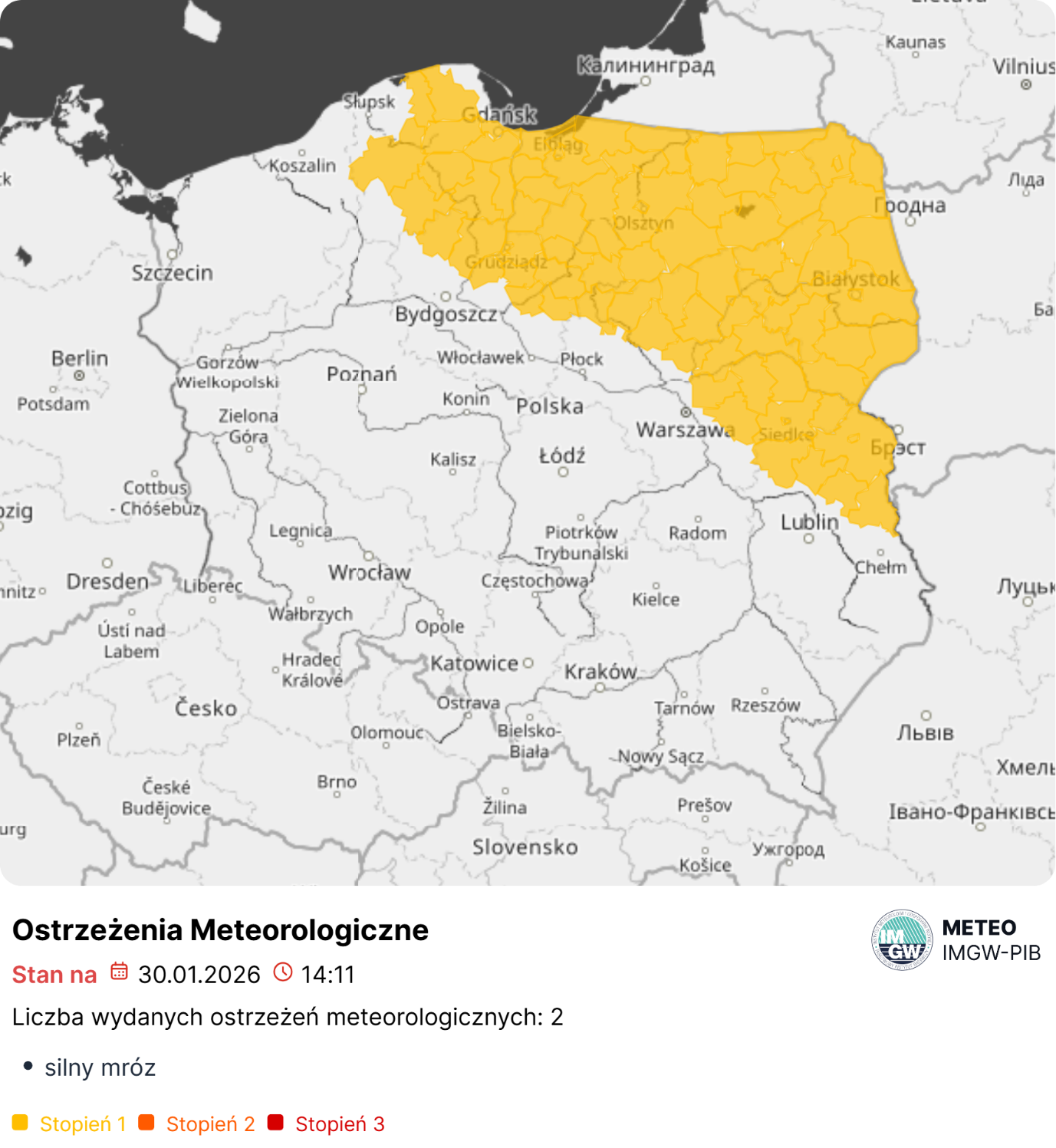 Podsumowanie sytuacji meteorologicznej i hydrologicznej wraz z prognozą na najbliższe godziny i dni