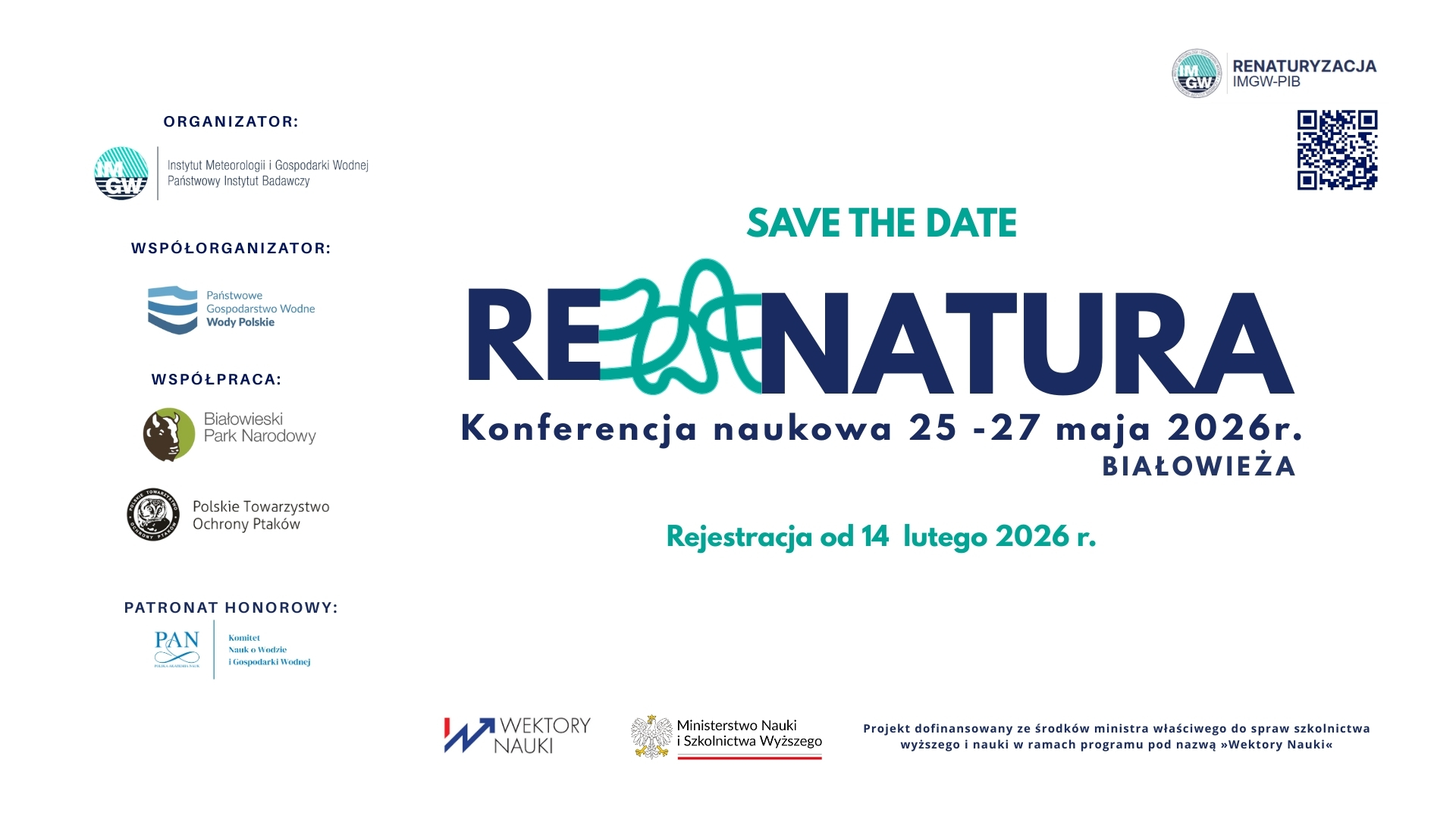 SAVE THE DATE – Konferencja RE‑NATURA 2026