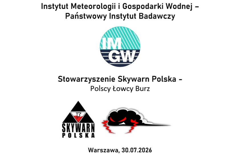Zaproszenie na Ogólnopolską Konferencję Naukową „Współczesne metody badań, prognozowania i obserwacji zjawisk konwekcji atmosferycznej – stan obecny i perspektywy”